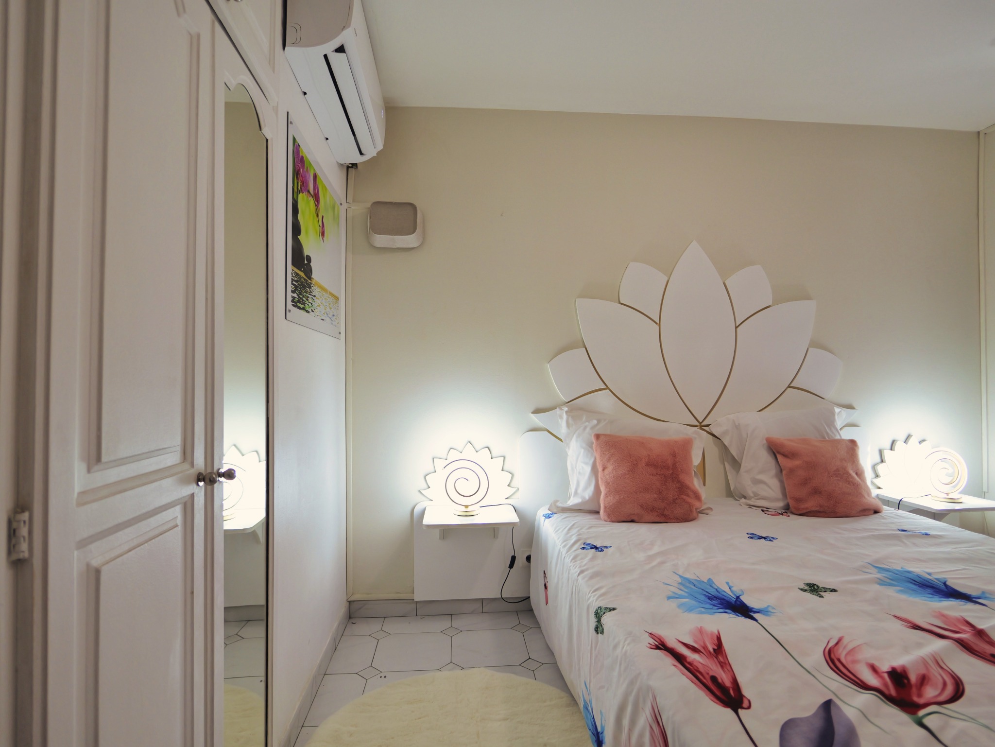 Chambre avec climatisation